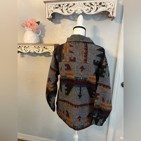 Very J, New In Aztec patterned rough collar jacket - Picture 3 of 6